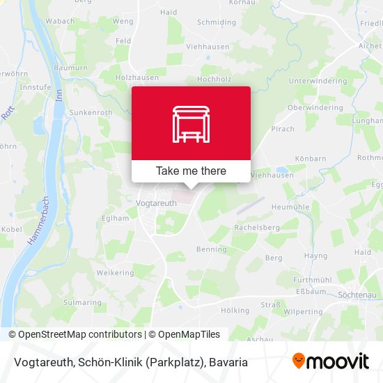 Vogtareuth, Schön-Klinik (Parkplatz) map