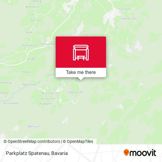 Parkplatz Spatenau map