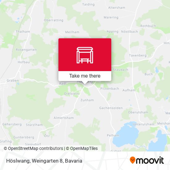 Höslwang, Weingarten 8 map