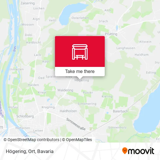 Карта Högering, Ort