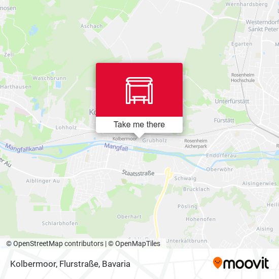 Kolbermoor, Flurstraße map