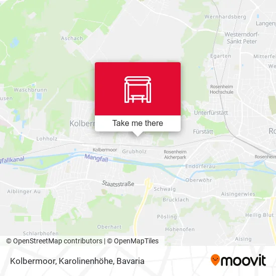 Карта Kolbermoor, Karolinenhöhe