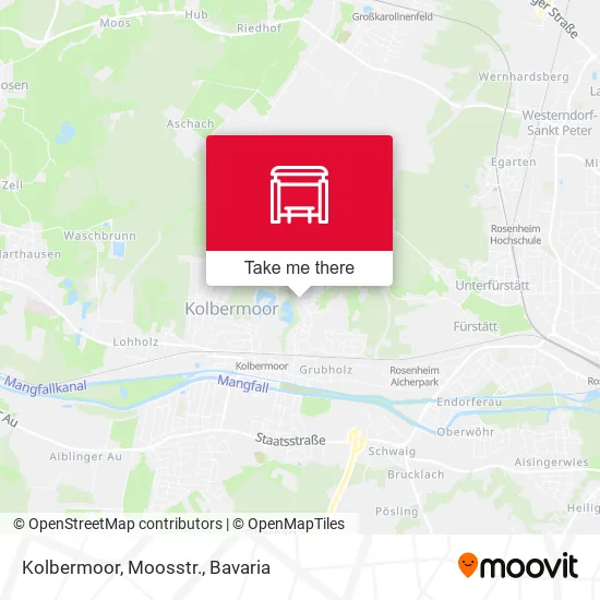 Карта Kolbermoor, Moosstr.