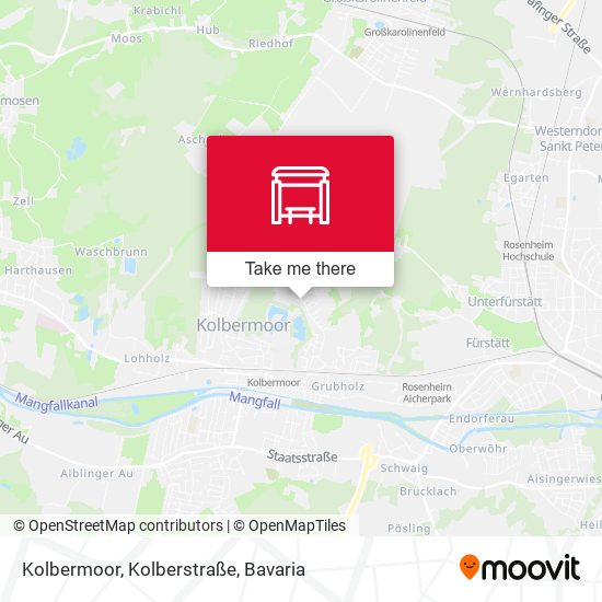 Kolbermoor, Kolberstraße map