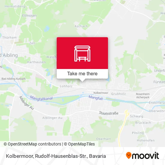 Карта Kolbermoor, Rudolf-Hausenblas-Str.