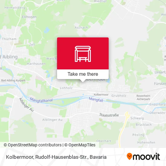 Карта Kolbermoor, Rudolf-Hausenblas-Str.