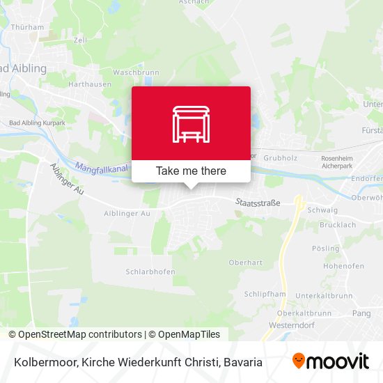 Kolbermoor, Kirche Wiederkunft Christi map