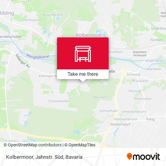 Kolbermoor, Jahnstr. Süd map