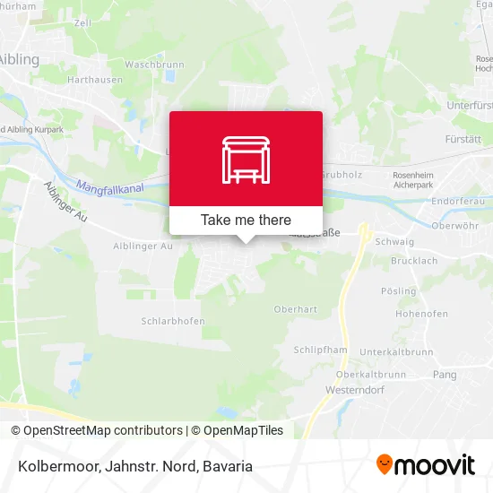 Карта Kolbermoor, Jahnstr. Nord
