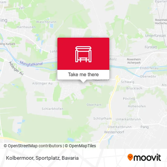Карта Kolbermoor, Sportplatz