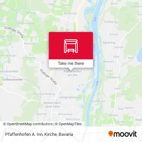 Карта Pfaffenhofen A. Inn, Kirche