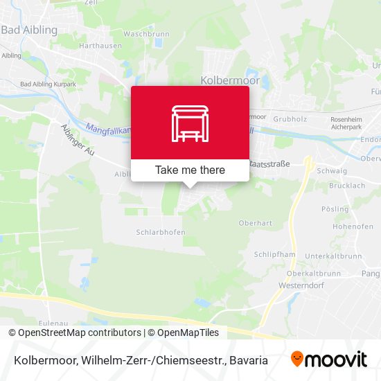 Kolbermoor, Wilhelm-Zerr- / Chiemseestr. map