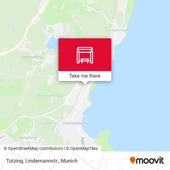 Tutzing, Lindemannstr. map