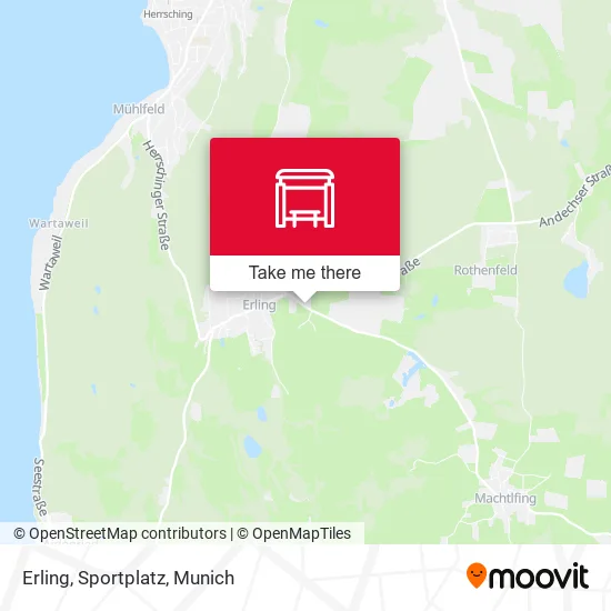 Карта Erling, Sportplatz