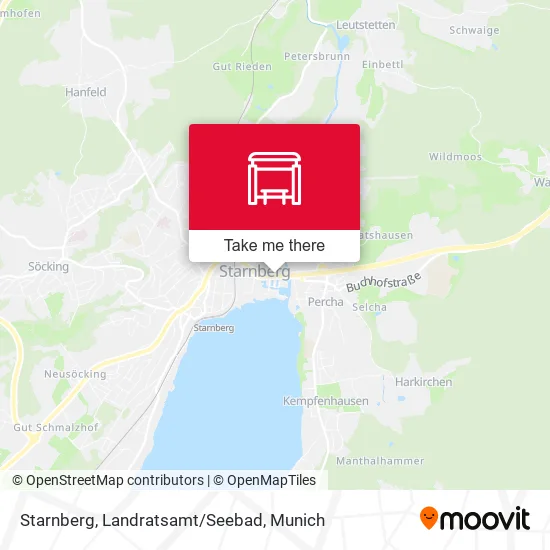 Карта Starnberg, Landratsamt/Seebad