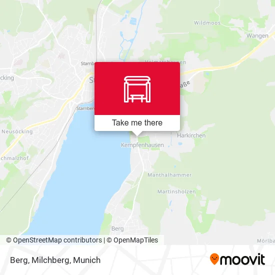 Карта Berg, Milchberg