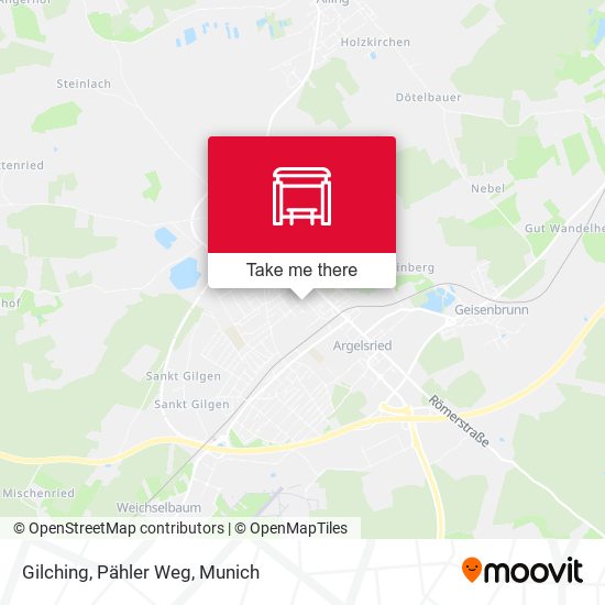 Gilching, Pähler Weg map