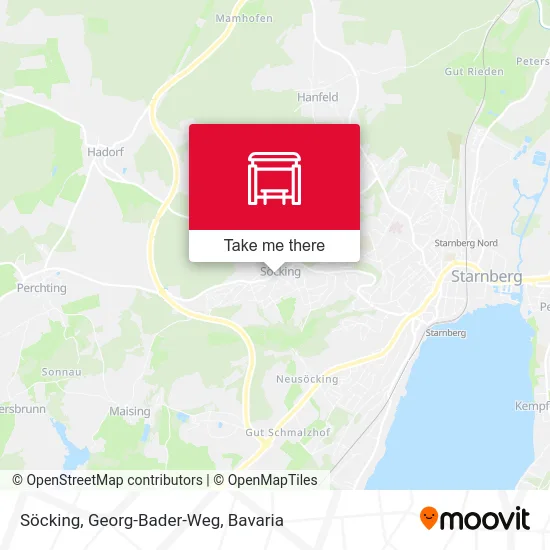 Карта Söcking, Georg-Bader-Weg