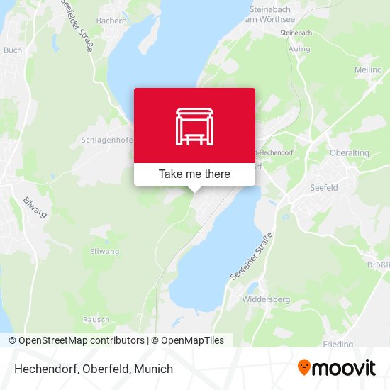 Hechendorf, Oberfeld map