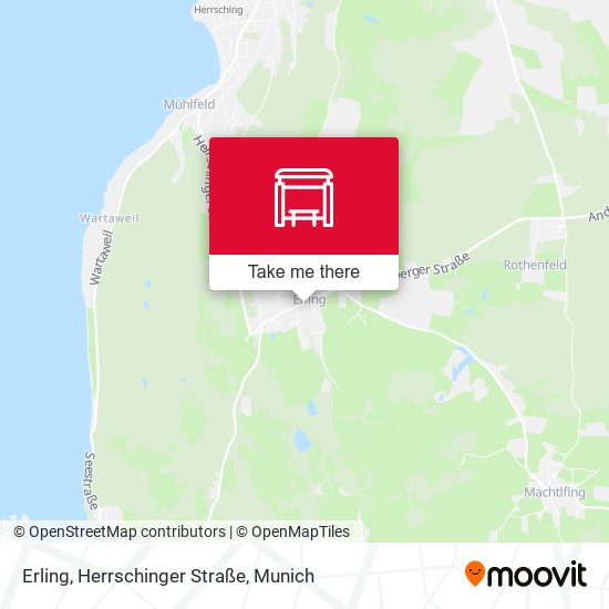 Erling, Herrschinger Straße map