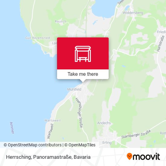 Herrsching, Panoramastraße map