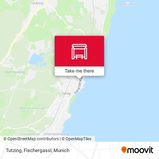 Карта Tutzing, Fischergassl