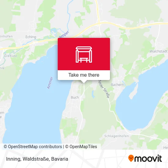 Inning, Waldstraße map