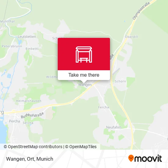 Карта Wangen, Ort