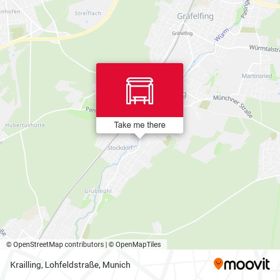 Krailling, Lohfeldstraße map