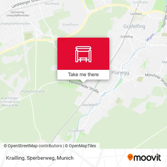 Карта Krailling, Sperberweg