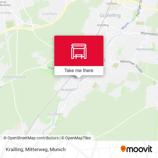 Карта Krailling, Mitterweg