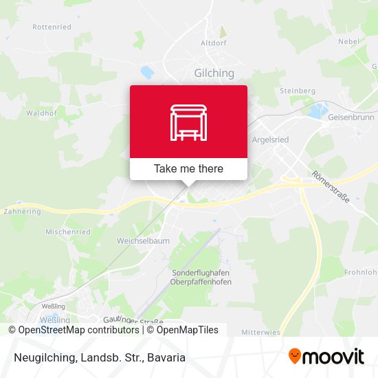 Neugilching, Landsb. Str. map