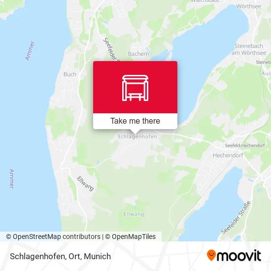 Schlagenhofen, Ort map
