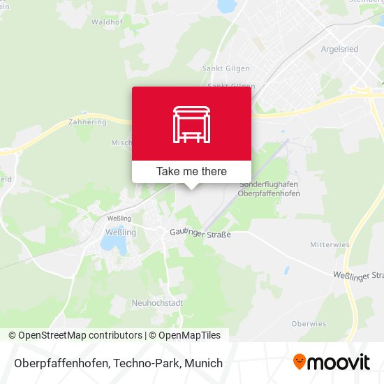 Oberpfaffenhofen, Techno-Park map