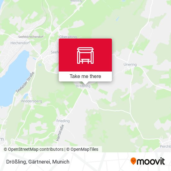 Drößling, Gärtnerei map