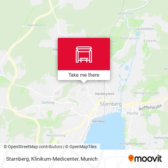 Карта Starnberg, Klinikum-Medicenter
