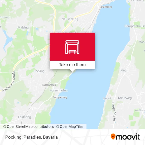 Карта Pöcking, Paradies