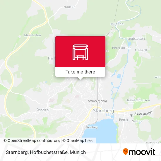 Карта Starnberg, Hofbuchetstraße