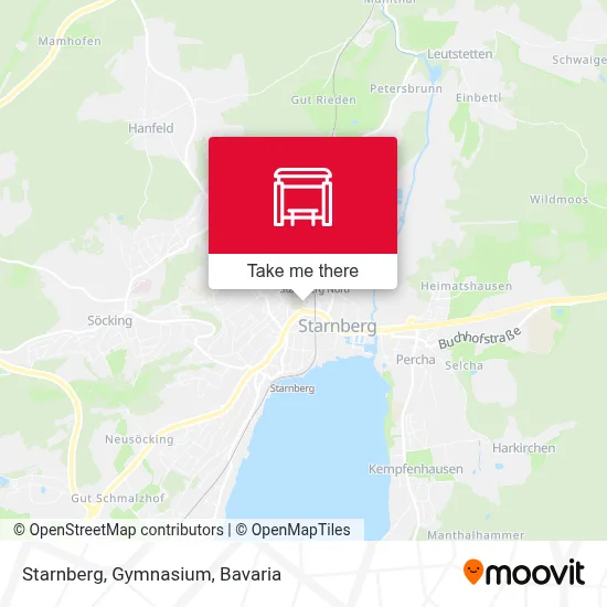 Starnberg, Gymnasium map