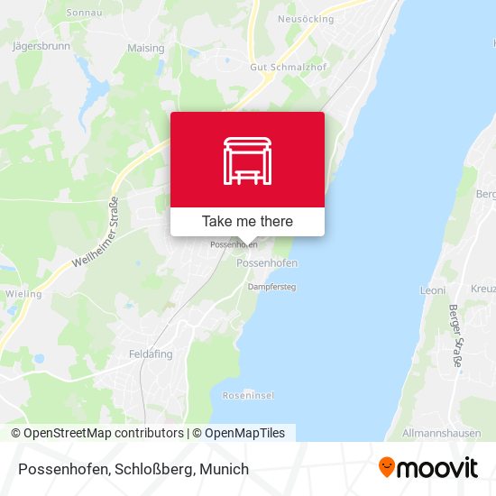 Possenhofen, Schloßberg map