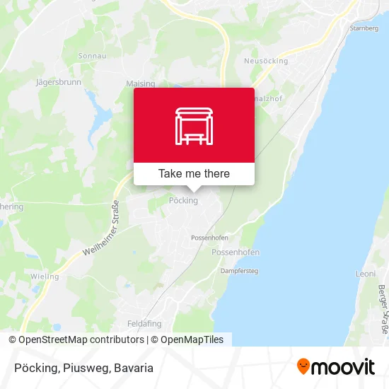 Карта Pöcking, Piusweg