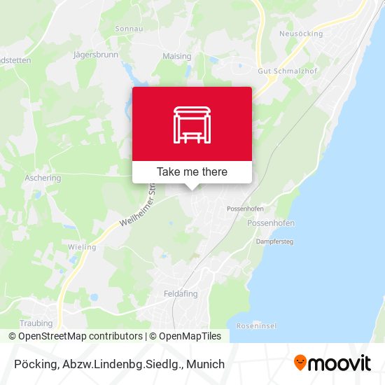 Pöcking, Abzw.Lindenbg.Siedlg. map