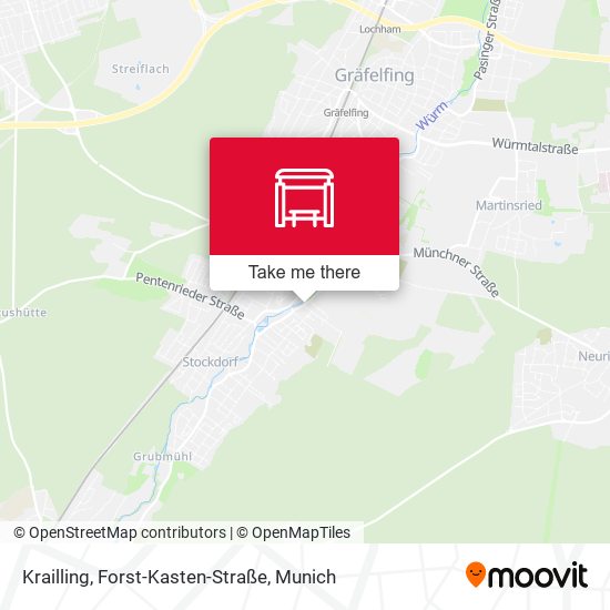 Krailling, Forst-Kasten-Straße map