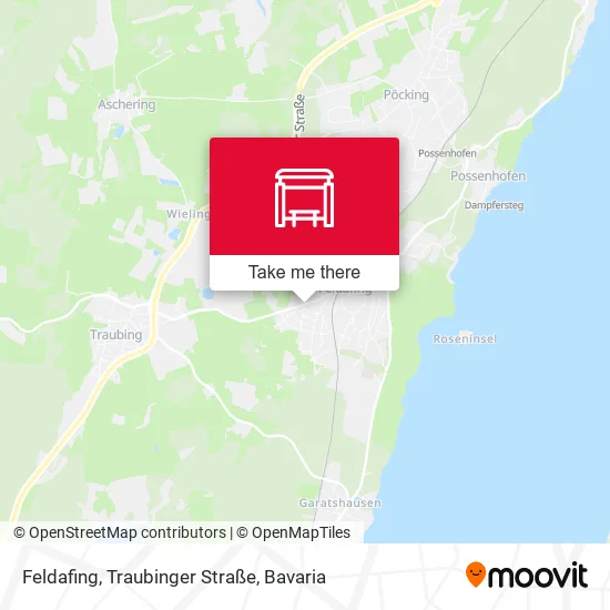 Карта Feldafing, Traubinger Straße