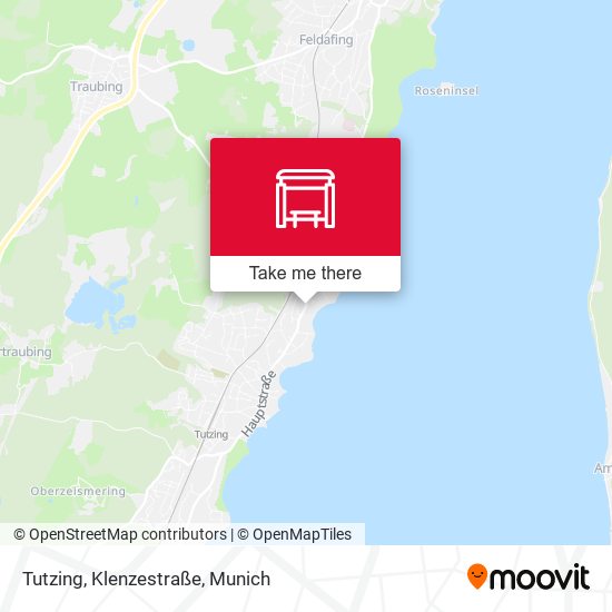 Tutzing, Klenzestraße map