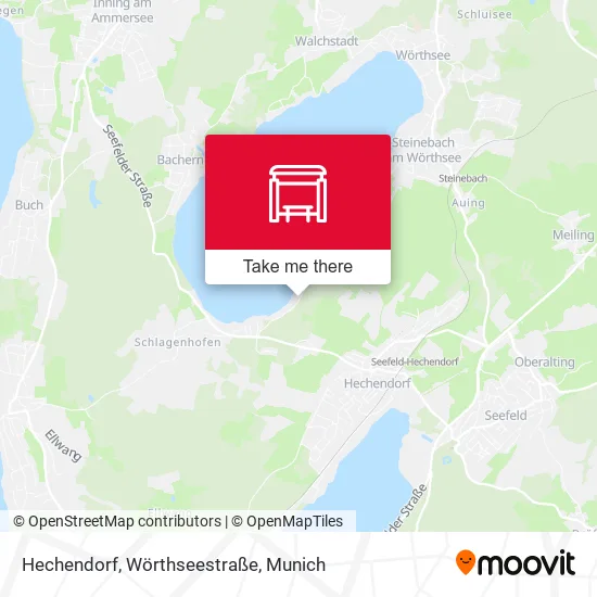 Карта Hechendorf, Wörthseestraße