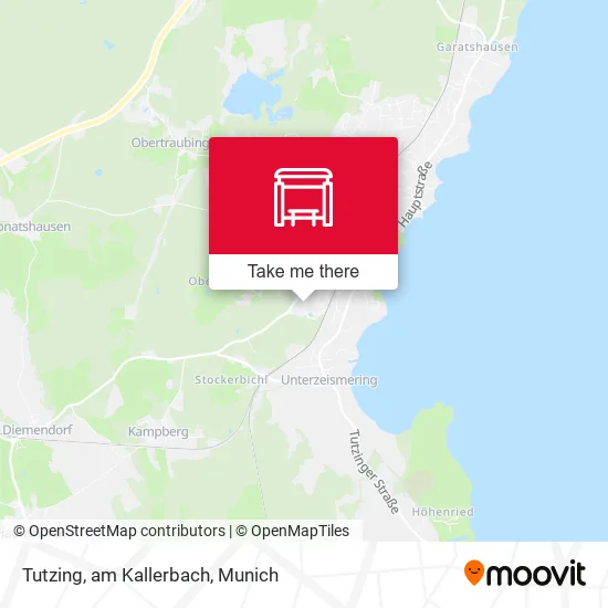 Карта Tutzing, am Kallerbach