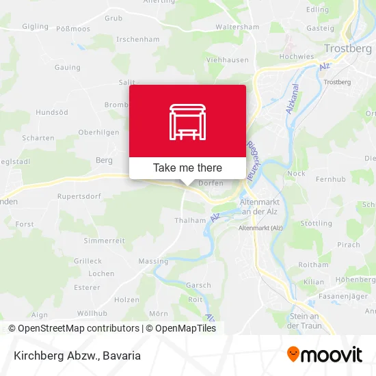 Карта Kirchberg Abzw.