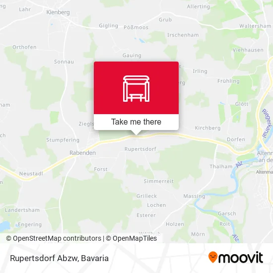 Карта Rupertsdorf Abzw