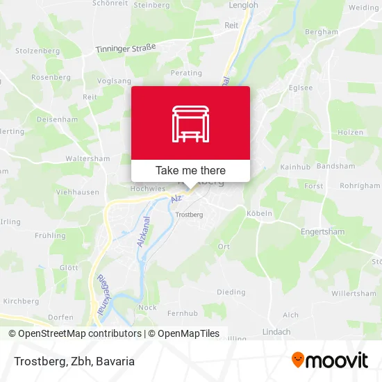 Карта Trostberg, Zbh